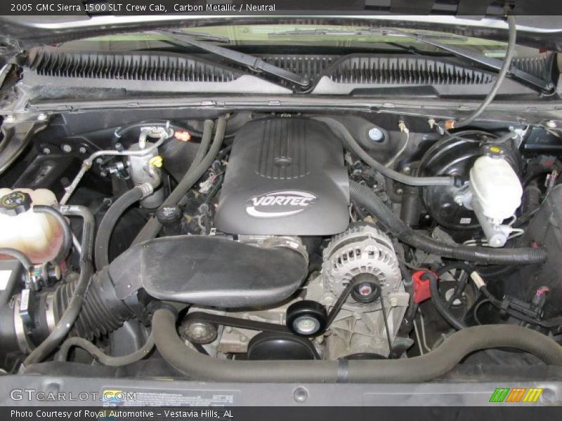 Carbon Metallic / Neutral 2005 GMC Sierra 1500 SLT Crew Cab
