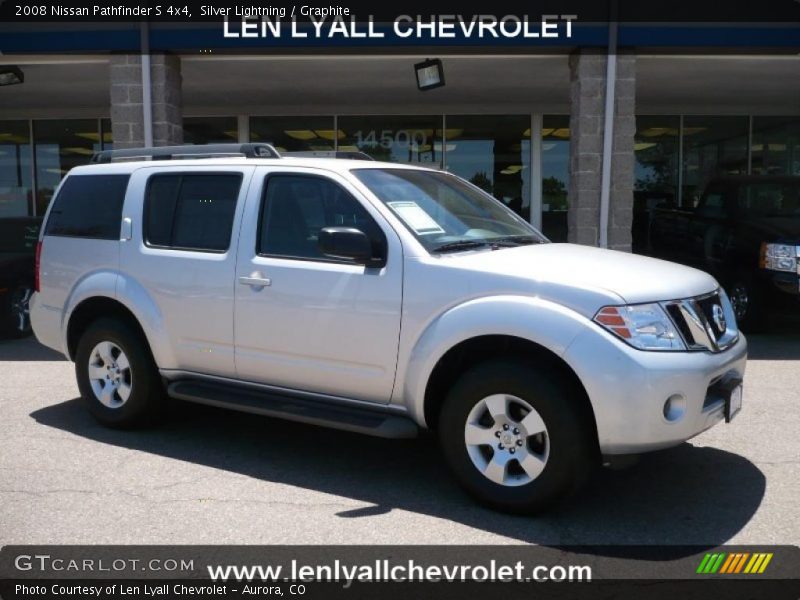 Silver Lightning / Graphite 2008 Nissan Pathfinder S 4x4