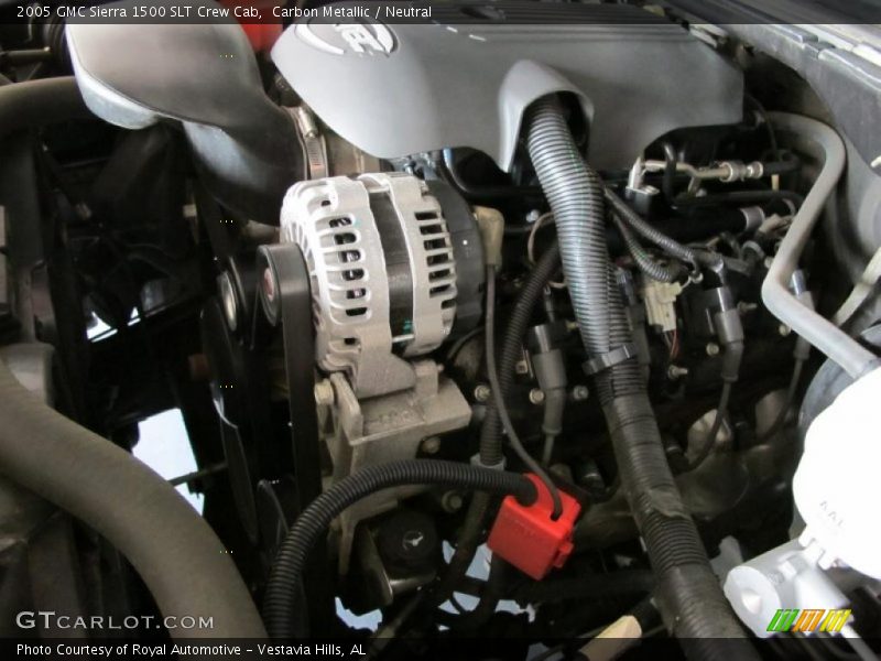 Carbon Metallic / Neutral 2005 GMC Sierra 1500 SLT Crew Cab