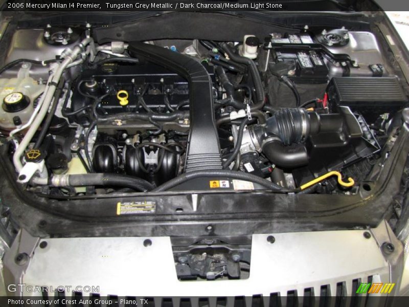 Tungsten Grey Metallic / Dark Charcoal/Medium Light Stone 2006 Mercury Milan I4 Premier
