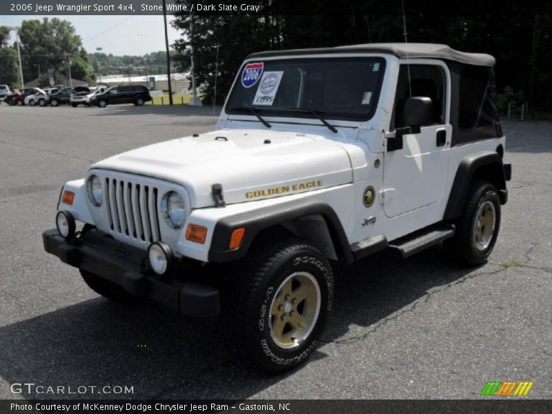 Stone White / Dark Slate Gray 2006 Jeep Wrangler Sport 4x4