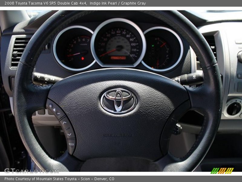 Indigo Ink Pearl / Graphite Gray 2008 Toyota Tacoma V6 SR5 Double Cab 4x4
