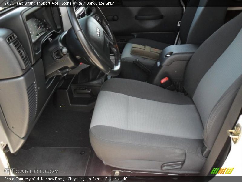 Stone White / Dark Slate Gray 2006 Jeep Wrangler Sport 4x4