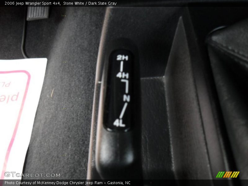 Stone White / Dark Slate Gray 2006 Jeep Wrangler Sport 4x4