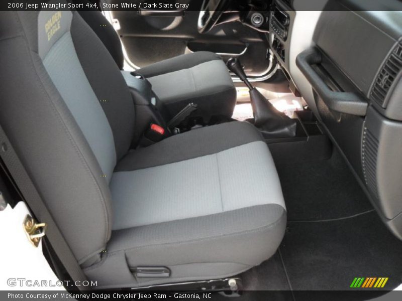 Stone White / Dark Slate Gray 2006 Jeep Wrangler Sport 4x4