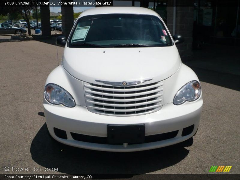 Stone White / Pastel Slate Gray 2009 Chrysler PT Cruiser LX
