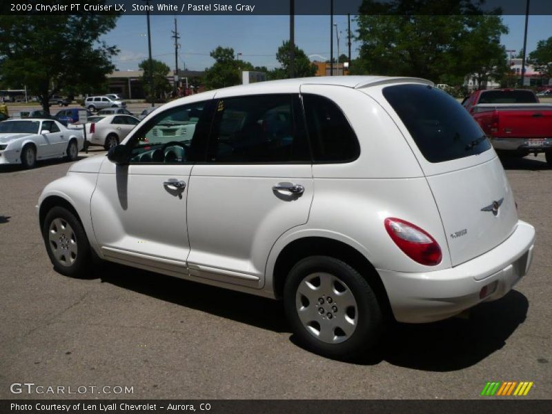 Stone White / Pastel Slate Gray 2009 Chrysler PT Cruiser LX