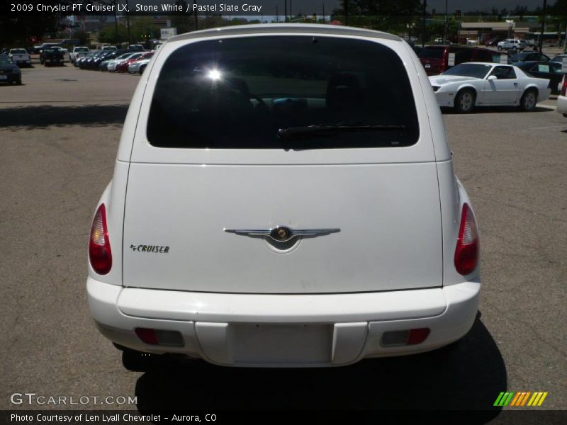 Stone White / Pastel Slate Gray 2009 Chrysler PT Cruiser LX