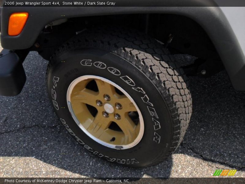 Stone White / Dark Slate Gray 2006 Jeep Wrangler Sport 4x4