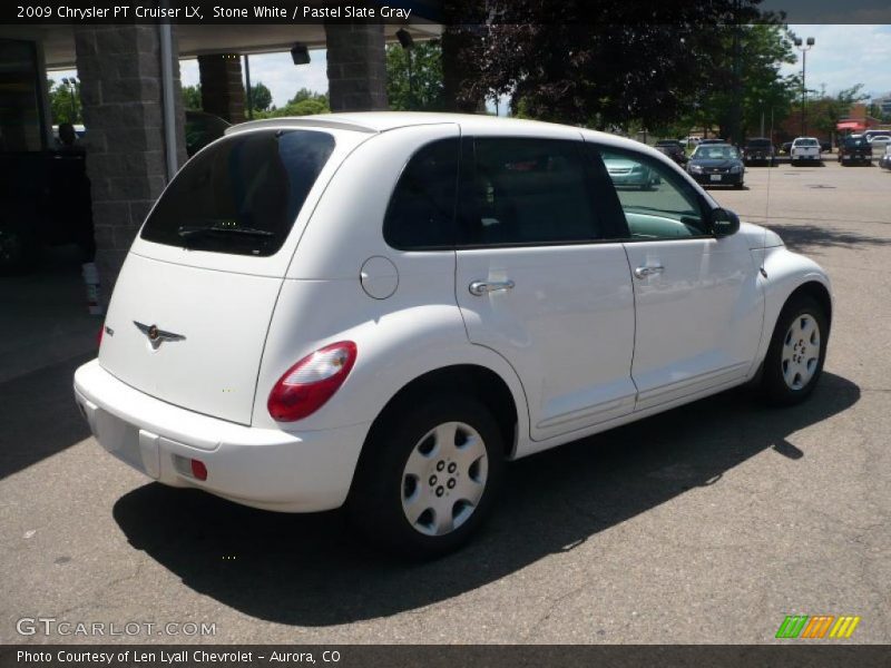 Stone White / Pastel Slate Gray 2009 Chrysler PT Cruiser LX