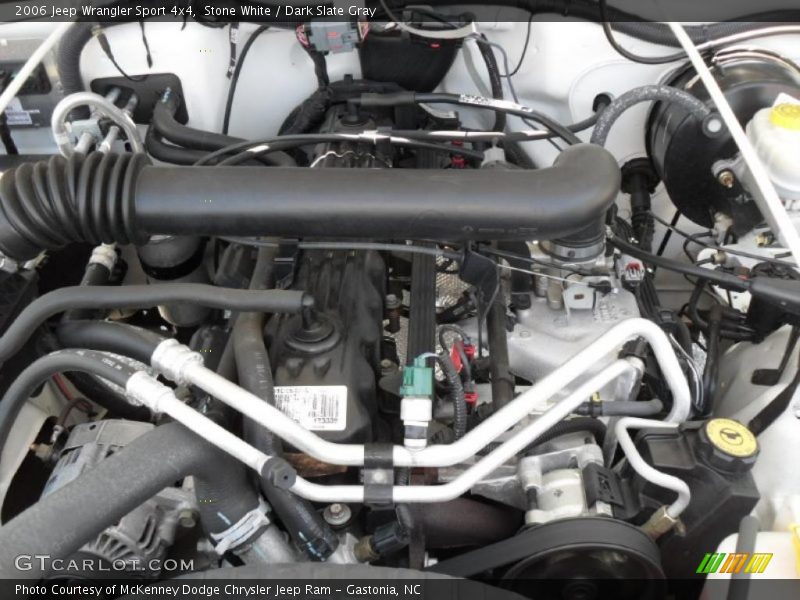 Stone White / Dark Slate Gray 2006 Jeep Wrangler Sport 4x4