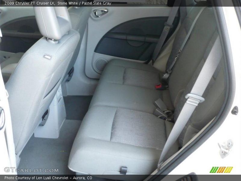 Stone White / Pastel Slate Gray 2009 Chrysler PT Cruiser LX