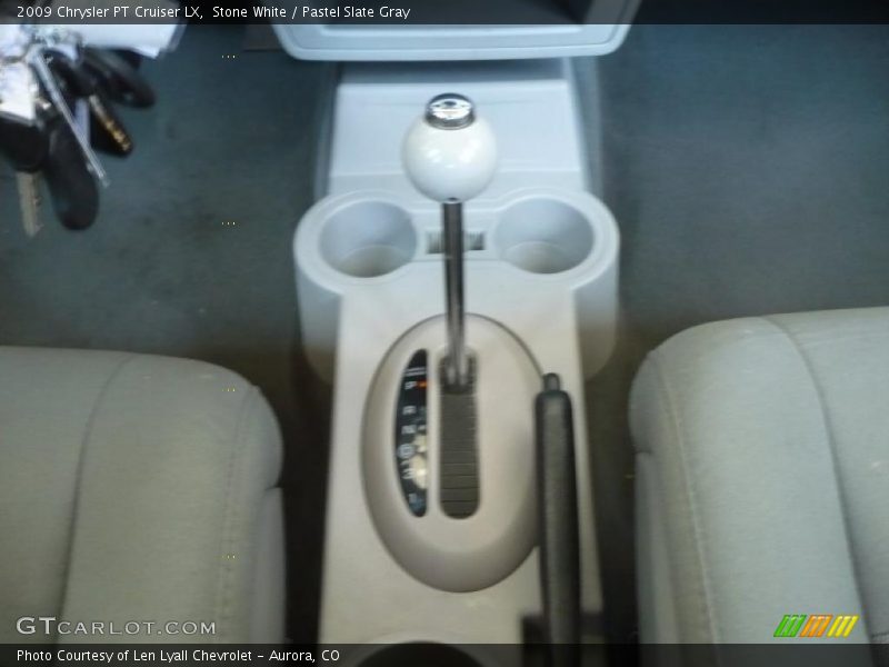 Stone White / Pastel Slate Gray 2009 Chrysler PT Cruiser LX