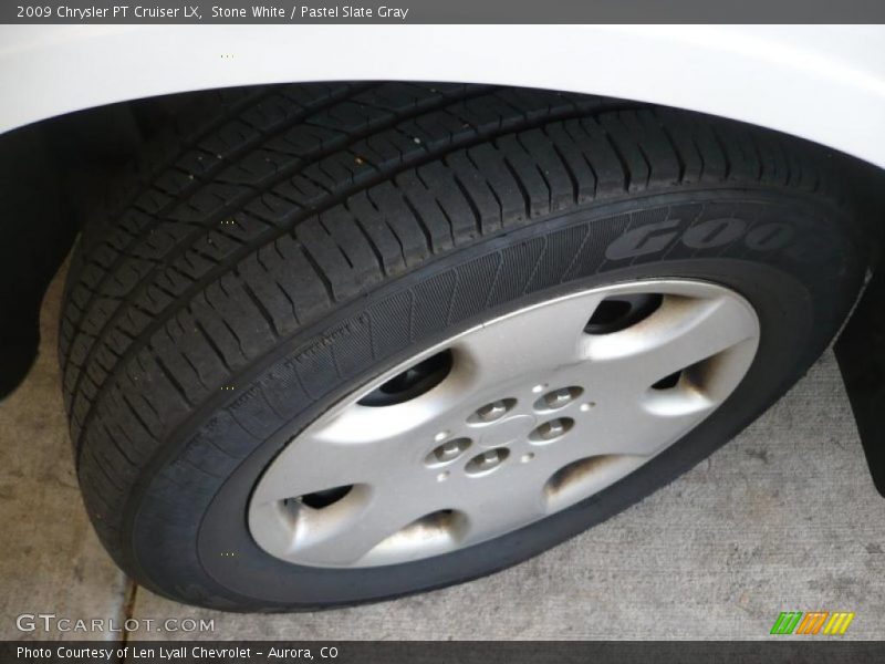 Stone White / Pastel Slate Gray 2009 Chrysler PT Cruiser LX