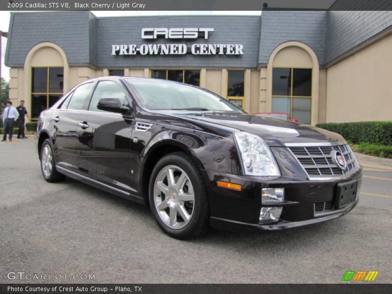 Black Cherry / Light Gray 2009 Cadillac STS V8