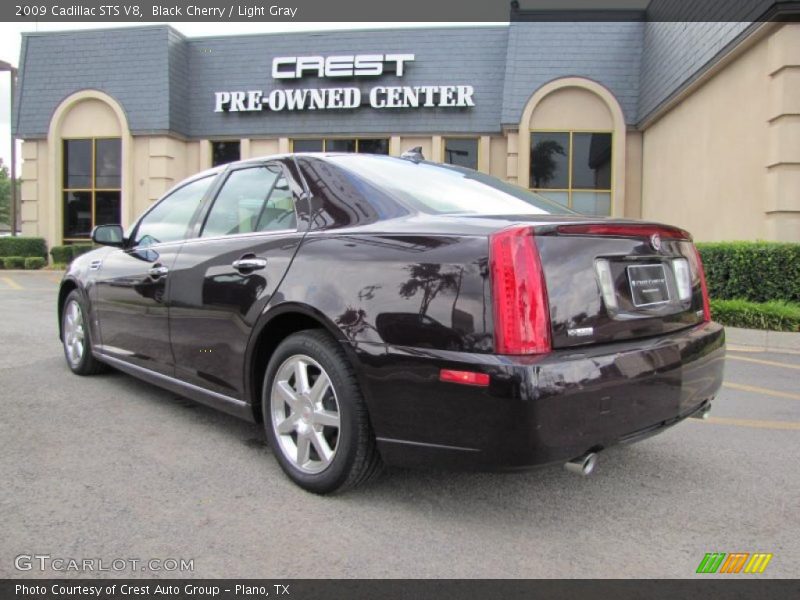 Black Cherry / Light Gray 2009 Cadillac STS V8