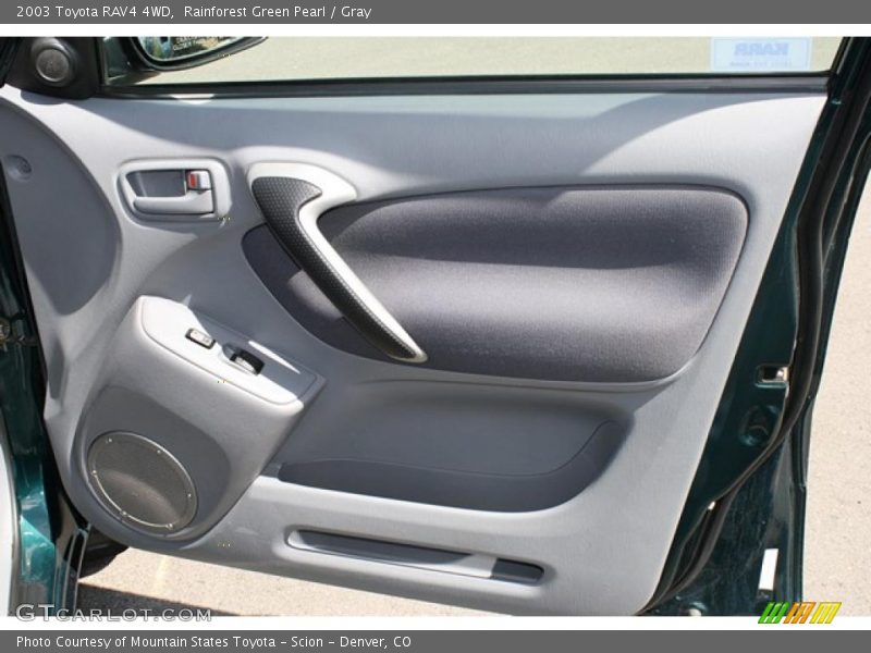 Rainforest Green Pearl / Gray 2003 Toyota RAV4 4WD