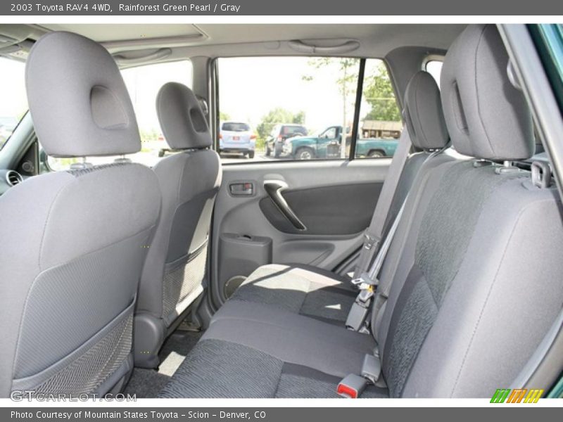 Rainforest Green Pearl / Gray 2003 Toyota RAV4 4WD