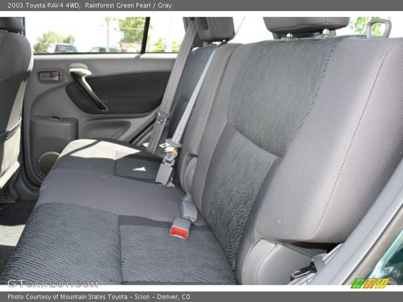 Rainforest Green Pearl / Gray 2003 Toyota RAV4 4WD