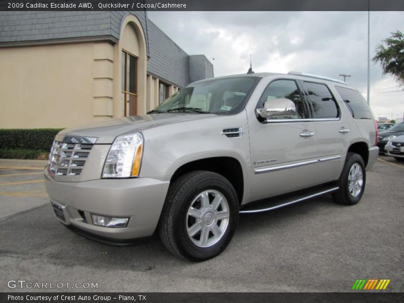 Quicksilver / Cocoa/Cashmere 2009 Cadillac Escalade AWD