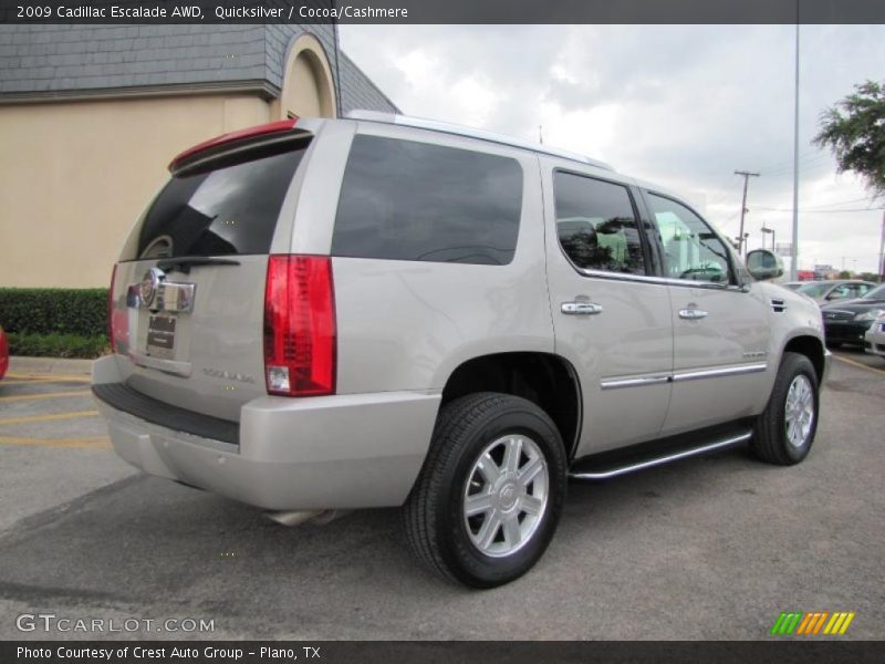 Quicksilver / Cocoa/Cashmere 2009 Cadillac Escalade AWD