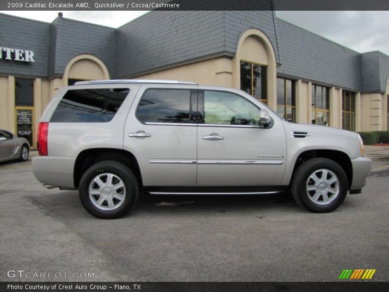 Quicksilver / Cocoa/Cashmere 2009 Cadillac Escalade AWD