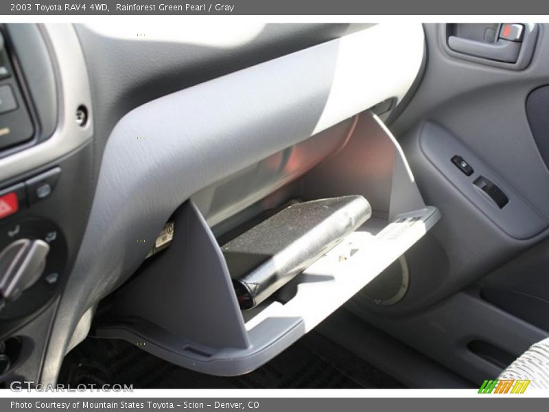 Rainforest Green Pearl / Gray 2003 Toyota RAV4 4WD