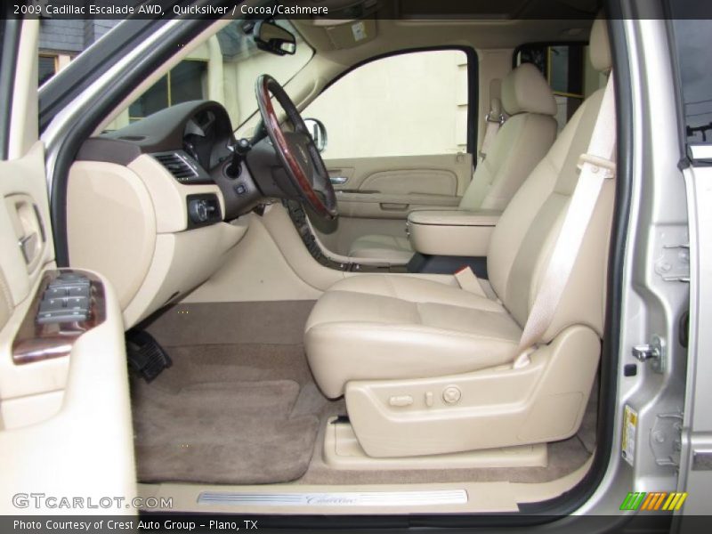 Quicksilver / Cocoa/Cashmere 2009 Cadillac Escalade AWD