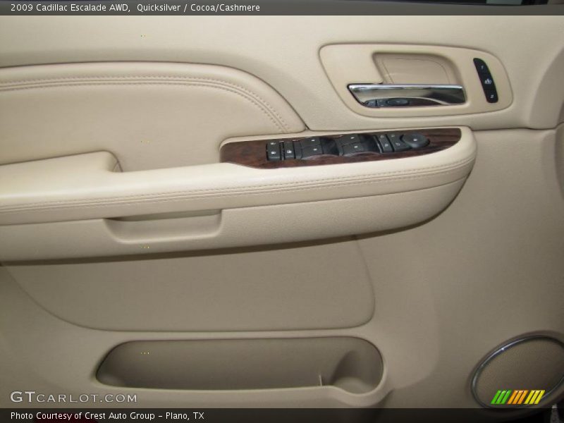Quicksilver / Cocoa/Cashmere 2009 Cadillac Escalade AWD