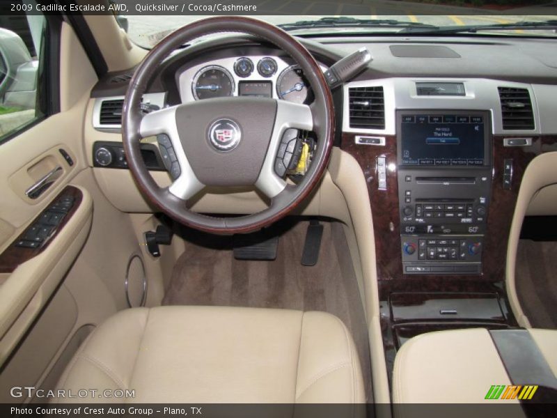 Quicksilver / Cocoa/Cashmere 2009 Cadillac Escalade AWD