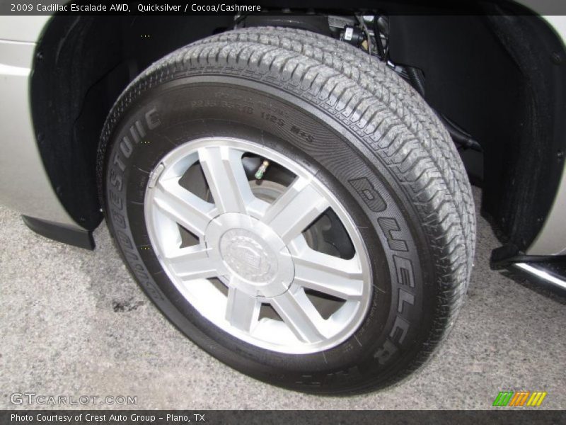 Quicksilver / Cocoa/Cashmere 2009 Cadillac Escalade AWD