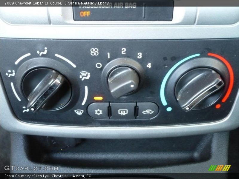 Silver Ice Metallic / Ebony 2009 Chevrolet Cobalt LT Coupe