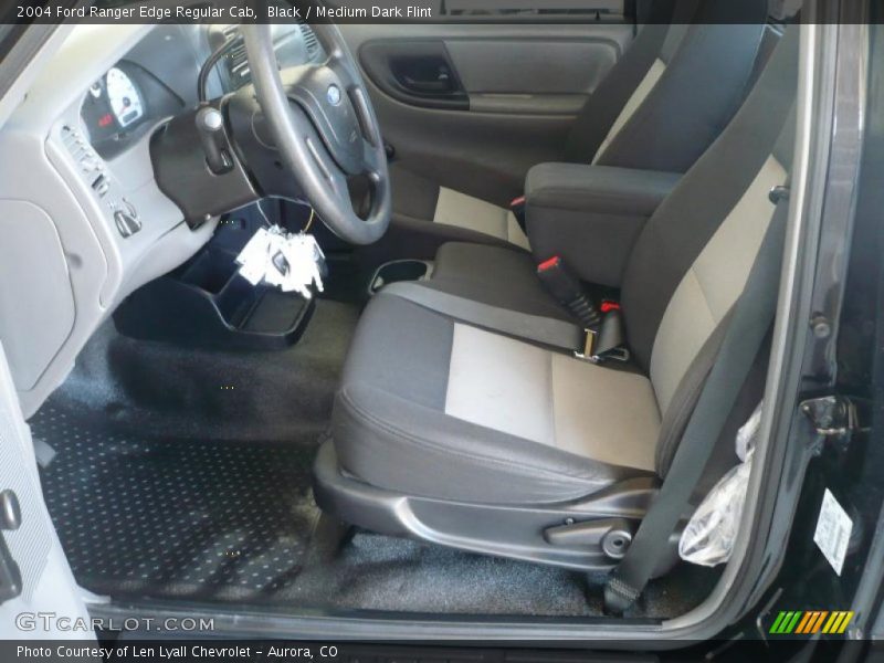 Black / Medium Dark Flint 2004 Ford Ranger Edge Regular Cab