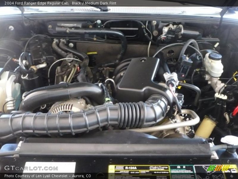 Black / Medium Dark Flint 2004 Ford Ranger Edge Regular Cab