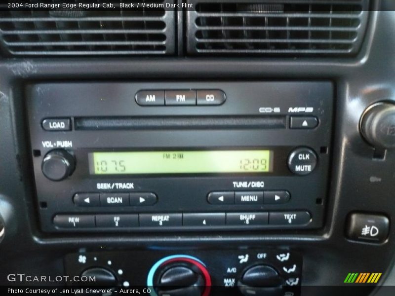 Black / Medium Dark Flint 2004 Ford Ranger Edge Regular Cab