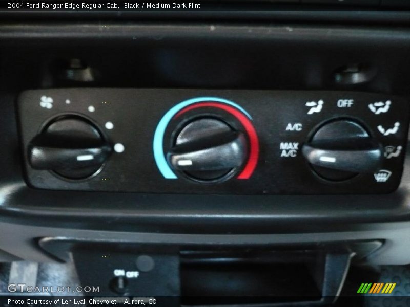 Black / Medium Dark Flint 2004 Ford Ranger Edge Regular Cab