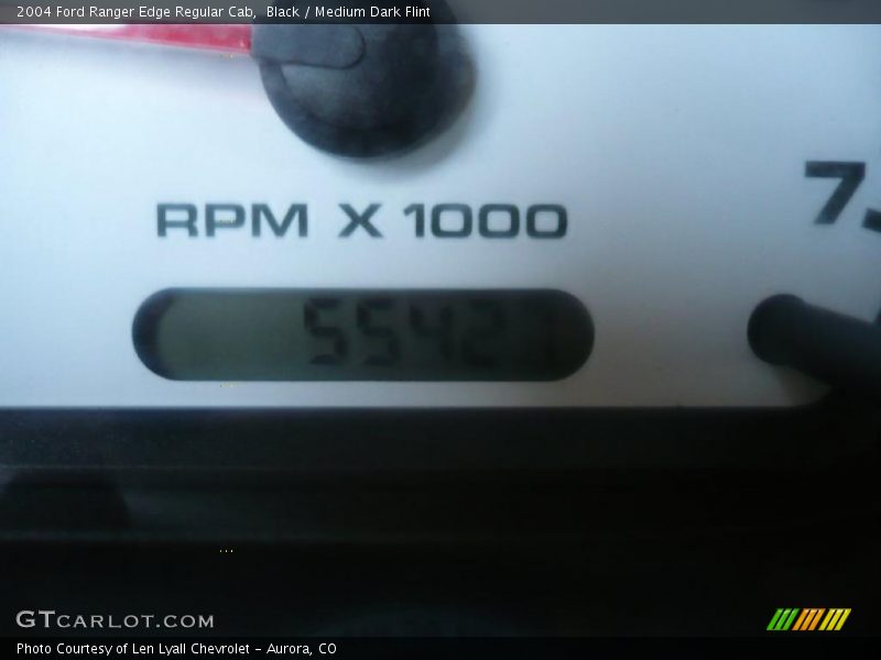 Black / Medium Dark Flint 2004 Ford Ranger Edge Regular Cab