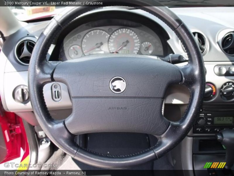 Laser Red Metallic / Graystone 2000 Mercury Cougar V6