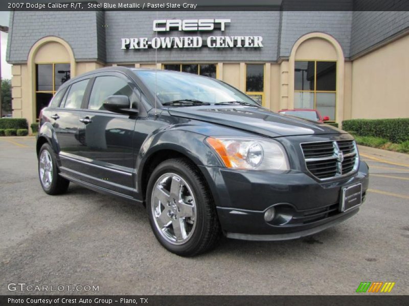Steel Blue Metallic / Pastel Slate Gray 2007 Dodge Caliber R/T
