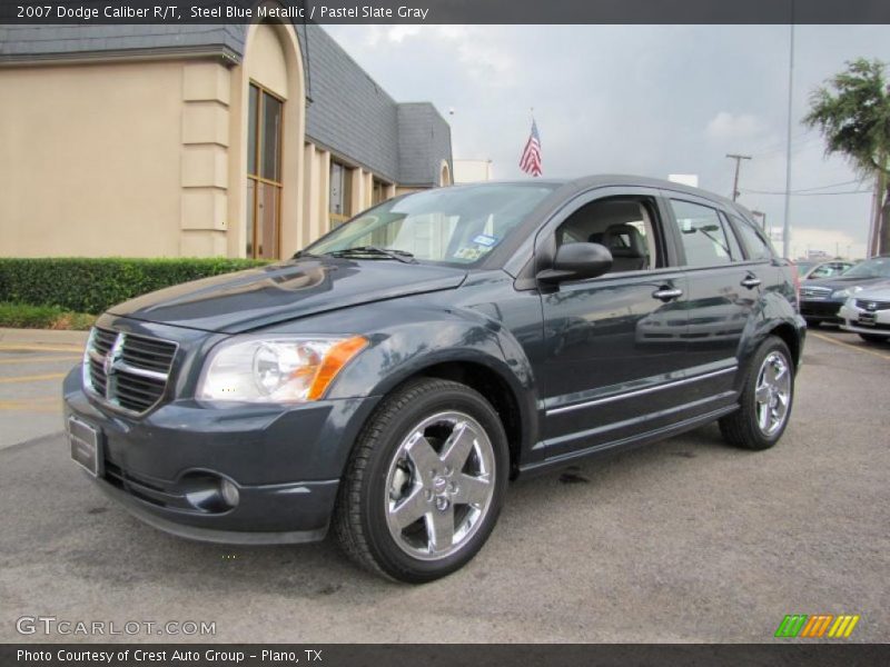 Steel Blue Metallic / Pastel Slate Gray 2007 Dodge Caliber R/T