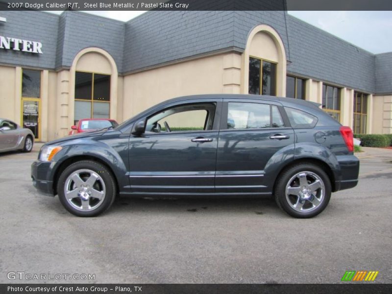 Steel Blue Metallic / Pastel Slate Gray 2007 Dodge Caliber R/T
