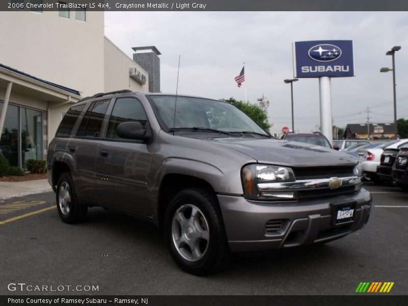 Graystone Metallic / Light Gray 2006 Chevrolet TrailBlazer LS 4x4