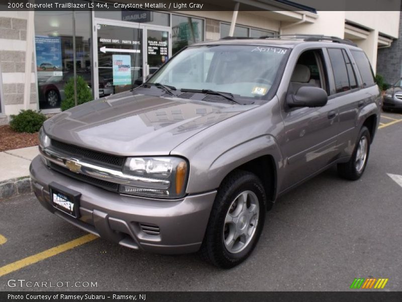 Graystone Metallic / Light Gray 2006 Chevrolet TrailBlazer LS 4x4