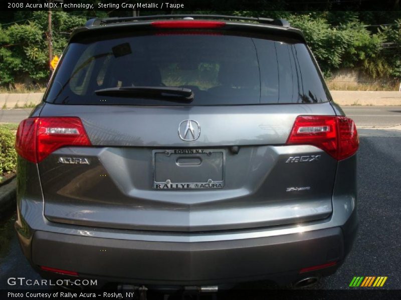 Sterling Gray Metallic / Taupe 2008 Acura MDX Technology
