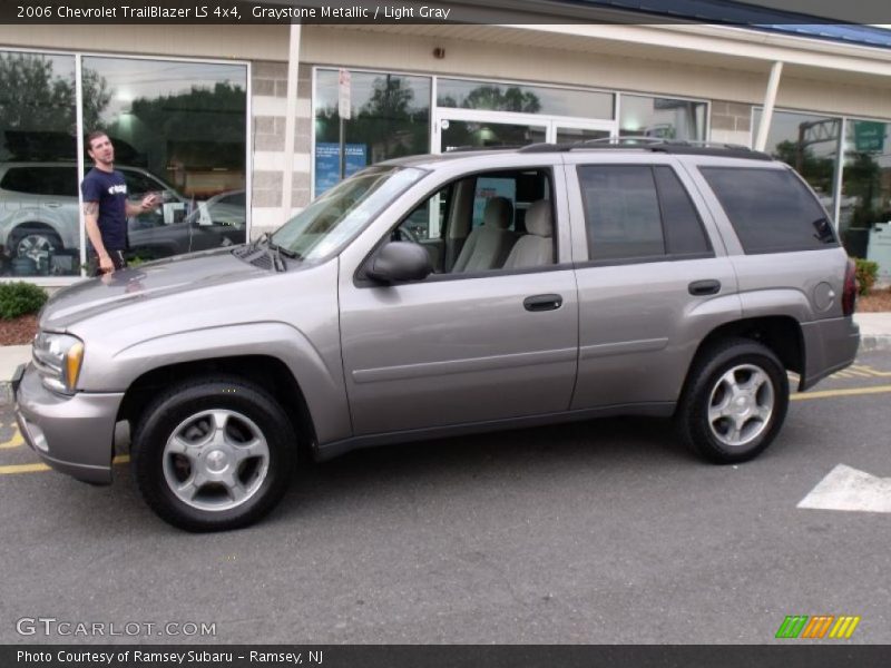 Graystone Metallic / Light Gray 2006 Chevrolet TrailBlazer LS 4x4