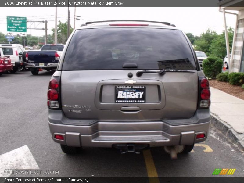 Graystone Metallic / Light Gray 2006 Chevrolet TrailBlazer LS 4x4