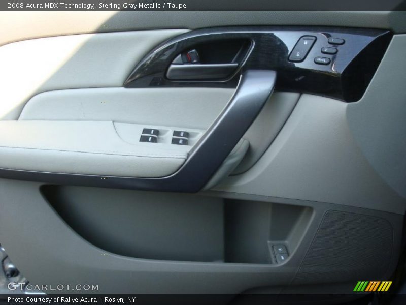 Sterling Gray Metallic / Taupe 2008 Acura MDX Technology