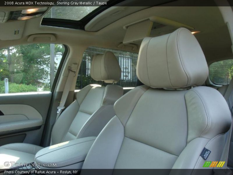 Sterling Gray Metallic / Taupe 2008 Acura MDX Technology