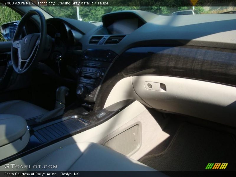 Sterling Gray Metallic / Taupe 2008 Acura MDX Technology