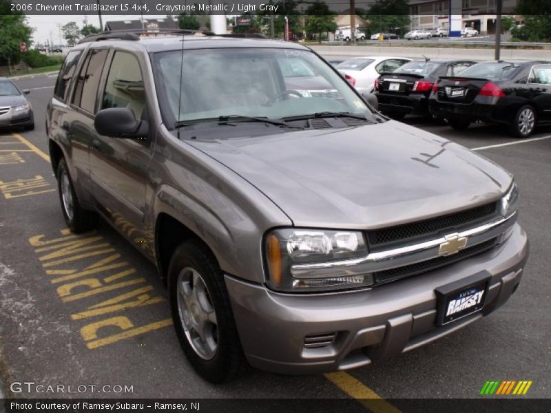 Graystone Metallic / Light Gray 2006 Chevrolet TrailBlazer LS 4x4